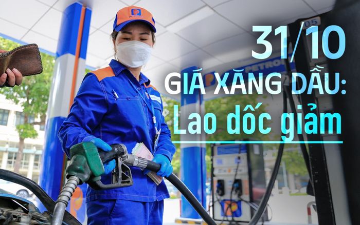 Giá xăng dầu hôm nay 31/10: Lao dốc giảm
