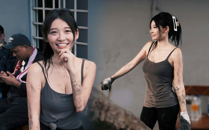 Cô gái bị chỉ trích ăn mặc gợi cảm khi đi cứu trợ bão lũ, đáp trả gay gắt cư dân mạng