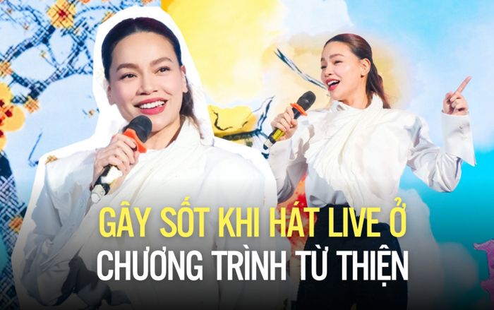 Hồ Ngọc Hà gây sốt khi hát live ở chương trình từ thiện, khán giả chỉ chú ý đến điều này