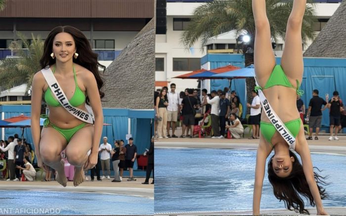 Thực hư chuyện thí sinh Miss Universe mặc đồ tắm rồi nhào lộn gây xôn xao