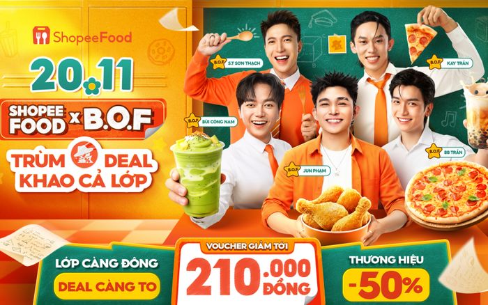 Hết cảnh “9 người 10 ý”, ShopeeFood khao tiệc liên hoan siêu mượt dịp 20.11