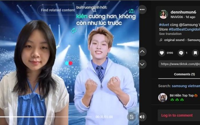 Fan buitruonglinh đứng ngồi không yên vì Galaxy S25 FE mở game Duet cực cháy tại Anh Trai Say Hi