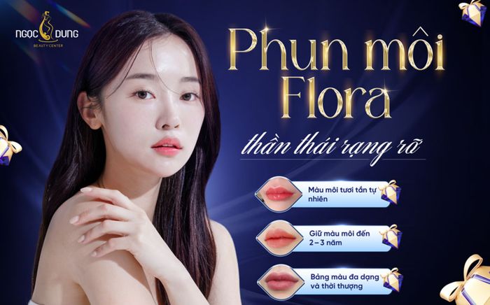 Phun môi Flora khác gì so với phun môi truyền thống?