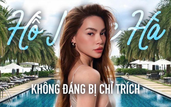 Hồ Ngọc Hà không đáng bị chỉ trích