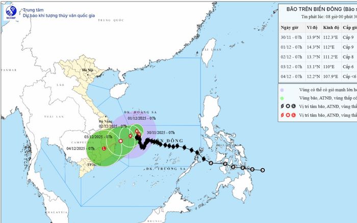 Bão trên Biển Đông tiếp tục diễn biến phức tạp