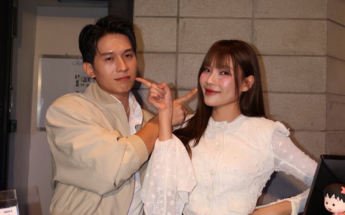 Ảnh Thuý Diễm khoe nhan sắc mặn mà bên trai trẻ kém 10 tuổi gây tò mò