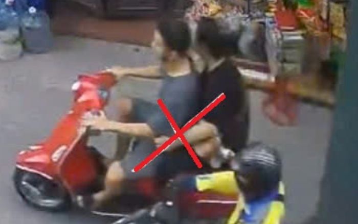 Công an tìm thanh niên đi Vespa đỏ hành hung người đi đường ở Times City, Hà Nội