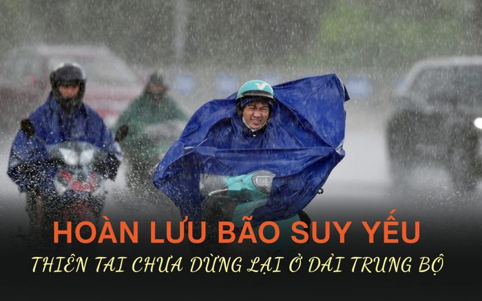 Bão tan, hiểm nguy chưa dứt: Mưa lũ 'chuyển hướng' đe dọa từ Thanh Hóa đến Đà Nẵng