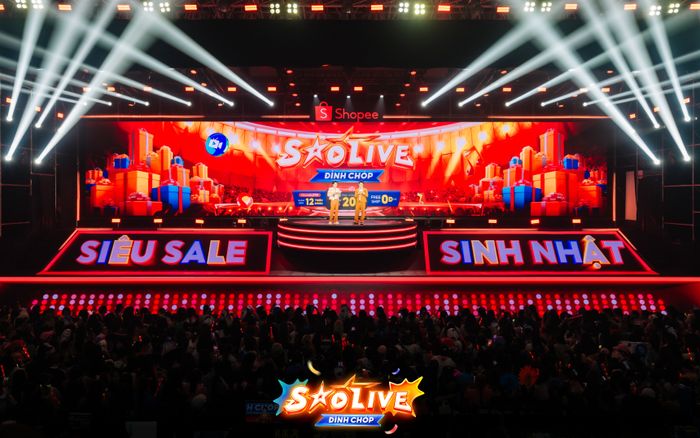 Trúc Nhân, Trung Quân và dàn sao khuấy đảo đại tiệc sinh nhật 10 năm Shopee Sao Live Đỉnh Chóp 12.12 bùng nổ