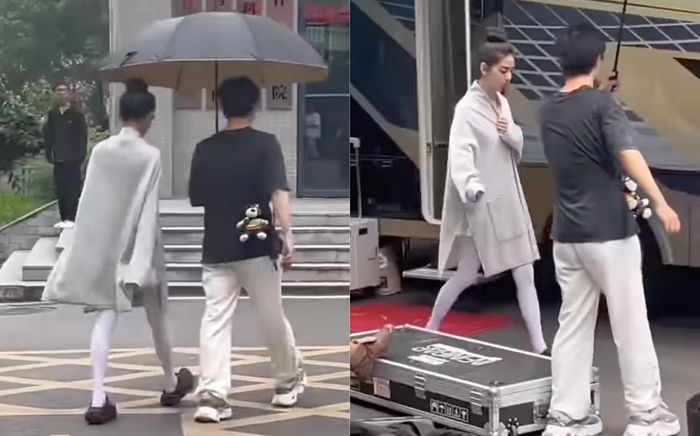 Clip nữ diễn viên 9X lộ rõ thân hình 'mỏng như lá lúa', đôi chân khẳng khiu gây bàn tán