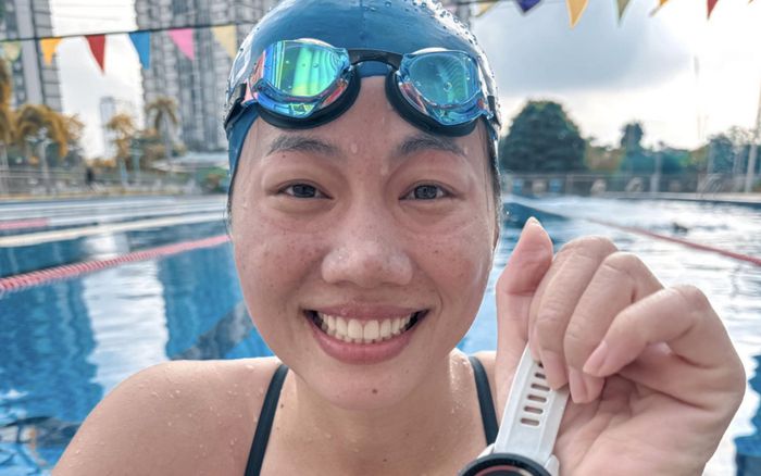 Chiếc đồng hồ 12 triệu Ánh Viên dùng để ghi lại thành tích bơi 10km