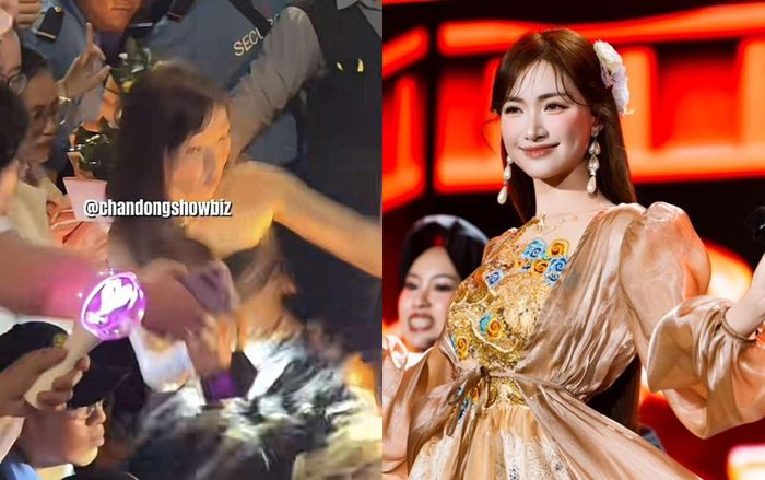 Hòa Minzy 'té chỏng gọng' trước khán giả, lập tức có 1 hành động gây chú ý