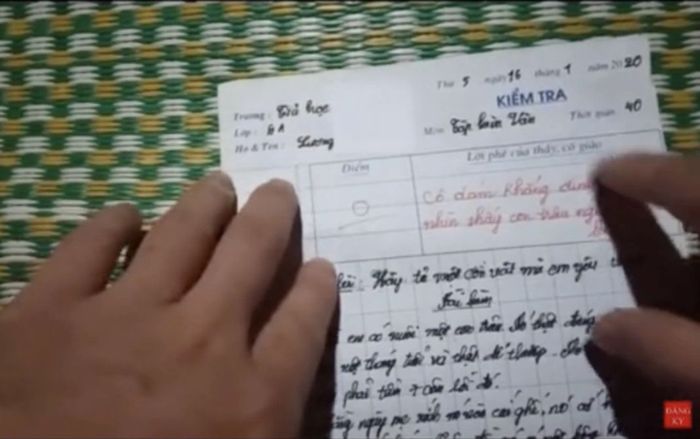 Bài văn tả con trâu 0 điểm, cô giáo viết lời phê ai cũng gật đầu đồng tình