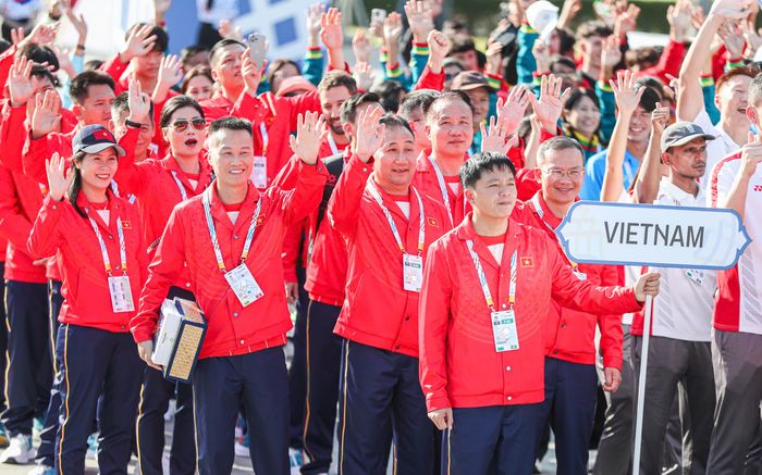 Lễ thượng cờ đoàn thể thao Việt Nam tại SEA Games 33
