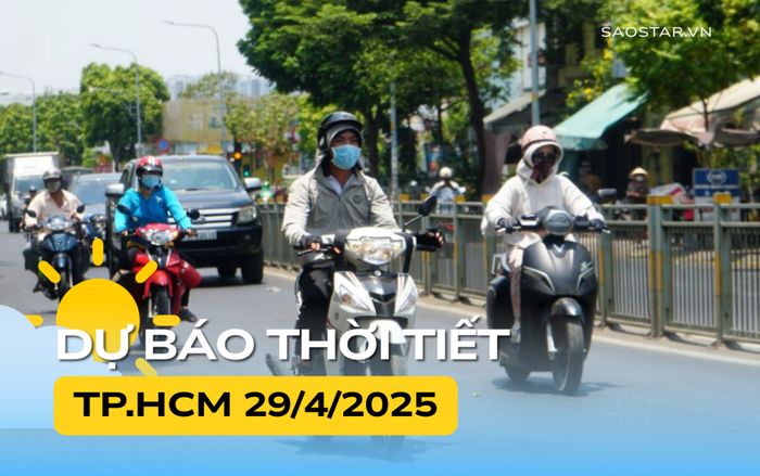 Thời tiết TP.HCM hôm nay (29/4)