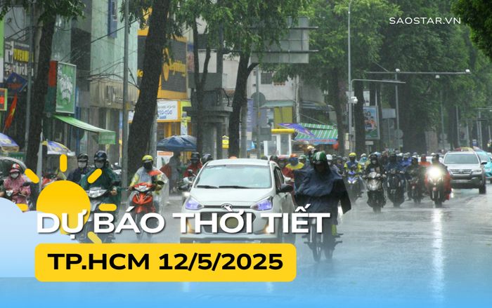 Thời tiết TP.HCM hôm nay (12/5)