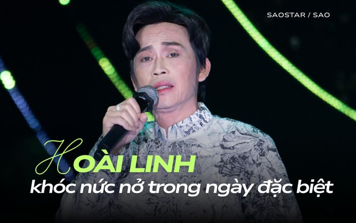 Clip Hoài Linh khóc nức nở trong ngày đặc biệt gây xôn xao