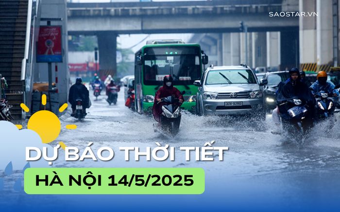 Dự báo thời tiết thành phố Hà Nội trong ngày 14/5