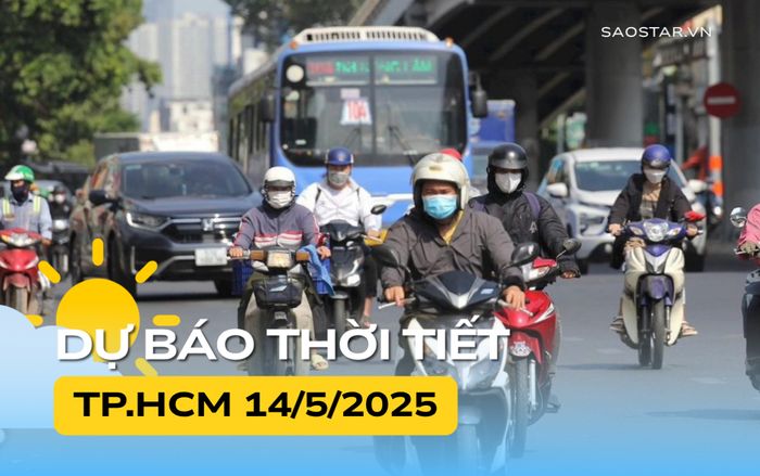 Thời tiết TP.HCM hôm nay (14/5)