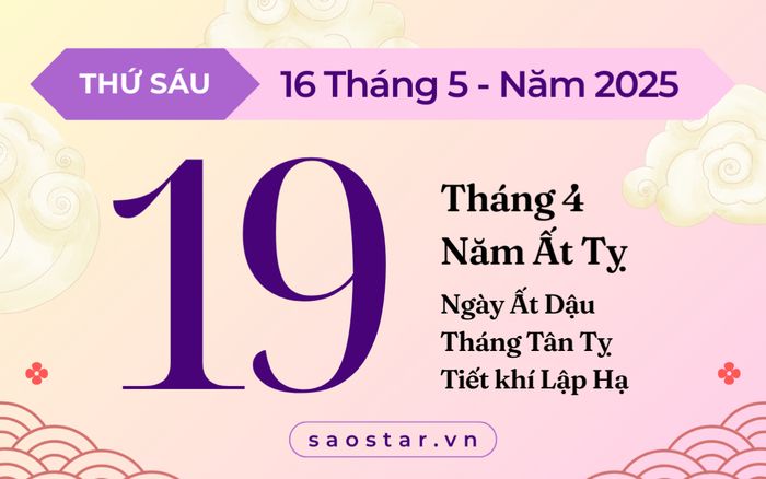 Lịch âm 16/5/2025: Cẩn trọng trước khi hành động, tránh để 'tiền mất tật mang'