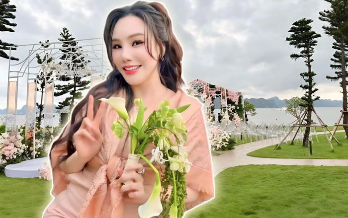 'Khui' hình ảnh đầu tiên ở đám cưới Hồ Quỳnh Hương, nhan sắc cô dâu gây chú ý