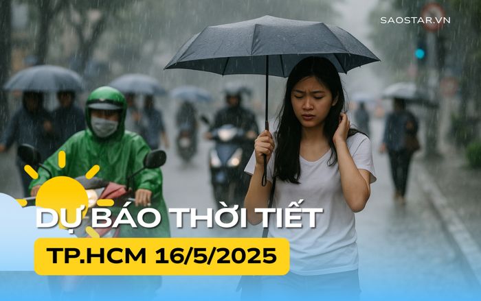 Thời tiết TP.HCM hôm nay (16/5)