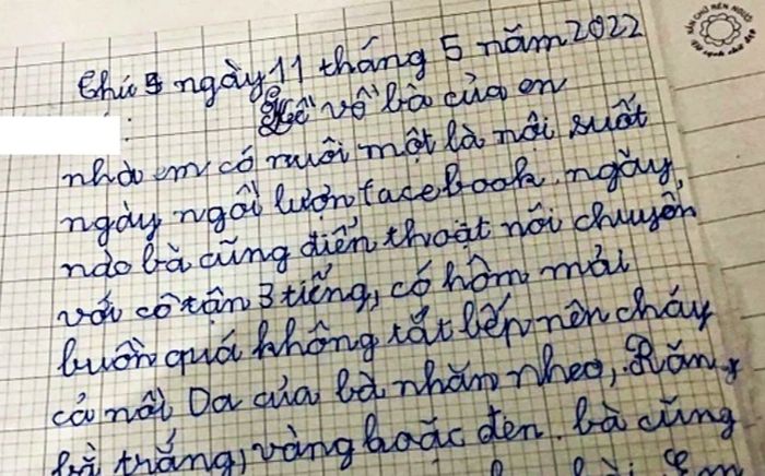 Bài văn 'nhà em có nuôi một bà nội' với loạt chi tiết vừa chân thật, vừa hài hước