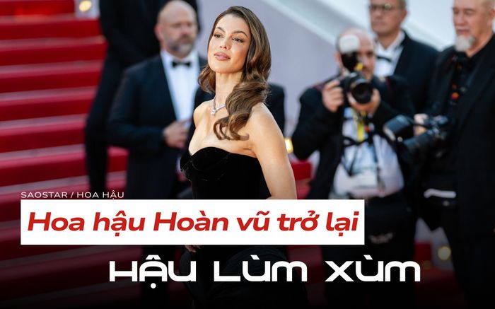 Hoa hậu Hoàn vũ lộ diện tại Cannes hậu lùm xùm bị bạn trai tỷ phú bạo hành