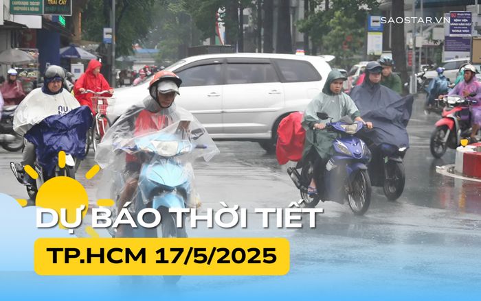 Thời tiết TP.HCM hôm nay (17/5)