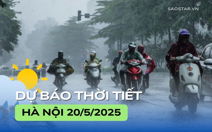 Dự báo thời tiết thành phố Hà Nội trong ngày 20/5