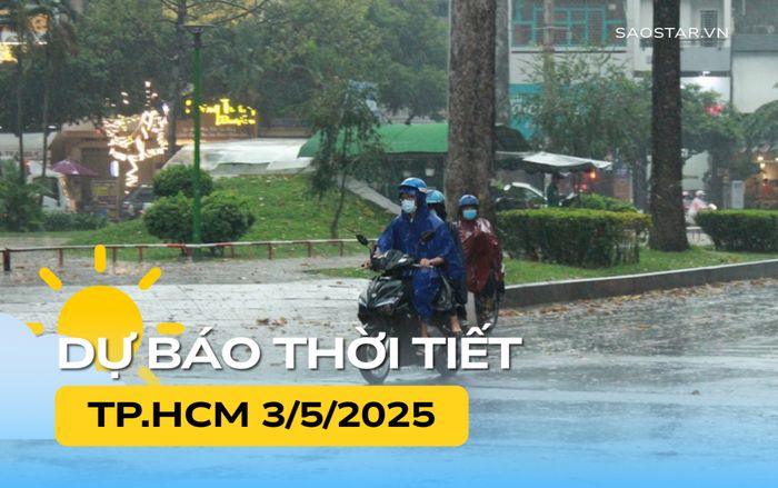 Thời tiết TP.HCM hôm nay (3/5)