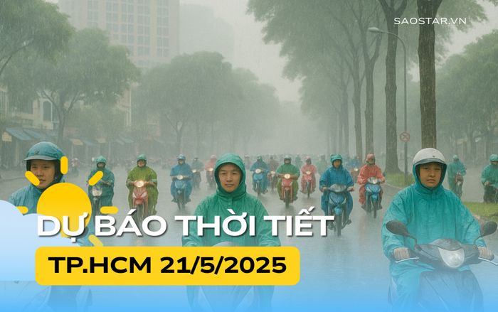 Thời tiết TP.HCM hôm nay (21/5)