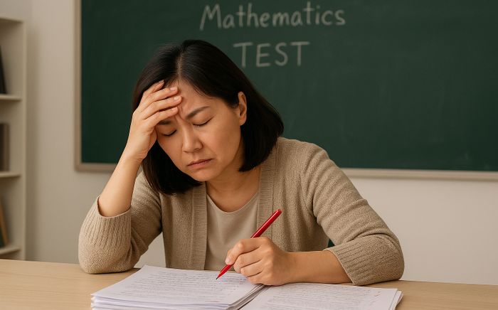 Bài văn dài được chấm 0.5 điểm, cô giáo viết lời phê 'trút hết ruột gan'