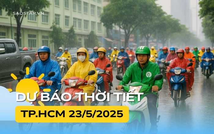 Thời tiết TP.HCM hôm nay (23/5)