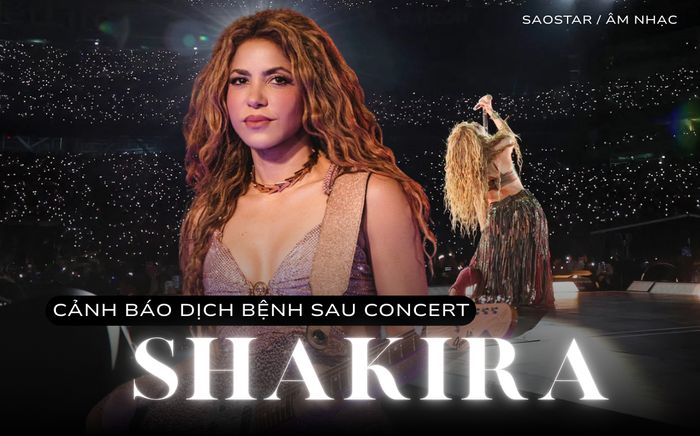 Cảnh báo bệnh sởi sau concert của Shakira tại New Jersey
