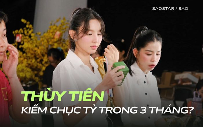 Hoa hậu Thùy Tiên '3 tháng kiếm vài chục tỷ đồng'?