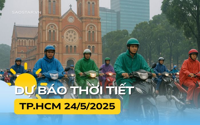 Thời tiết TP.HCM hôm nay (24/5)