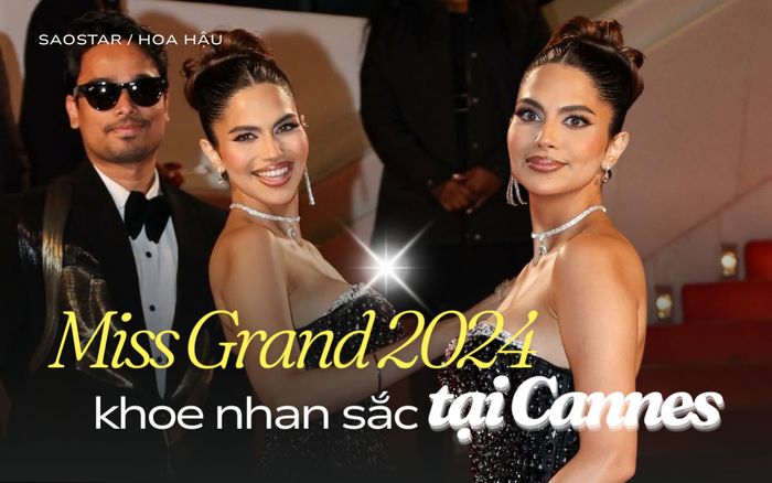 Đương kim Hoa hậu Hòa bình 'chào sân' cực đẳng cấp tại Cannes 2025