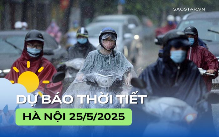 Dự báo thời tiết thành phố Hà Nội trong ngày 25/5