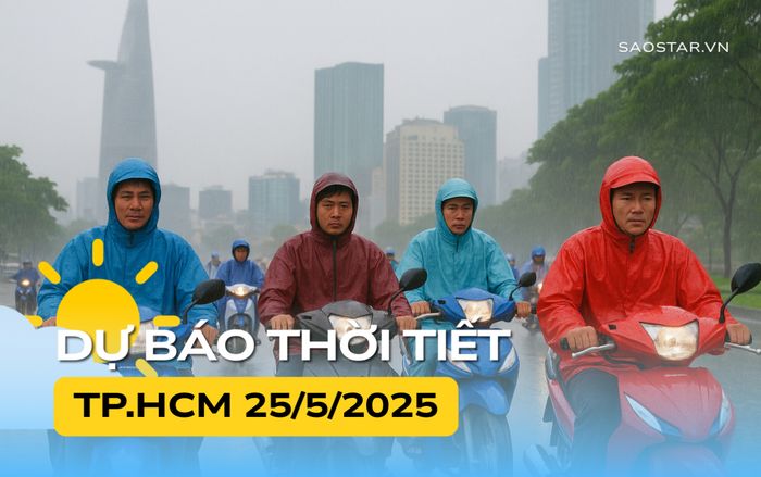 Thời tiết TP.HCM hôm nay (25/5)