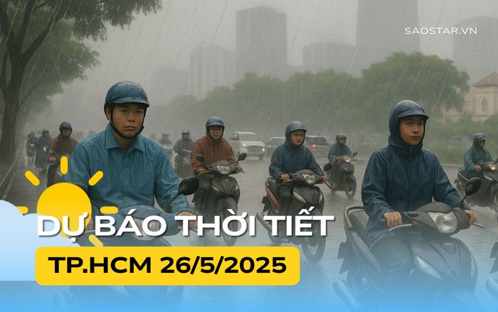 Thời tiết TP.HCM hôm nay (26/5)