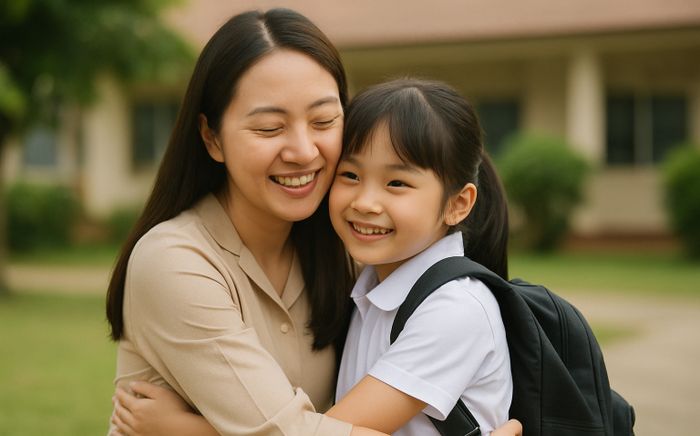 Học trò làm bài văn kể về cô giáo Hiền Lương, cô viết 2 lời phê gây chú ý