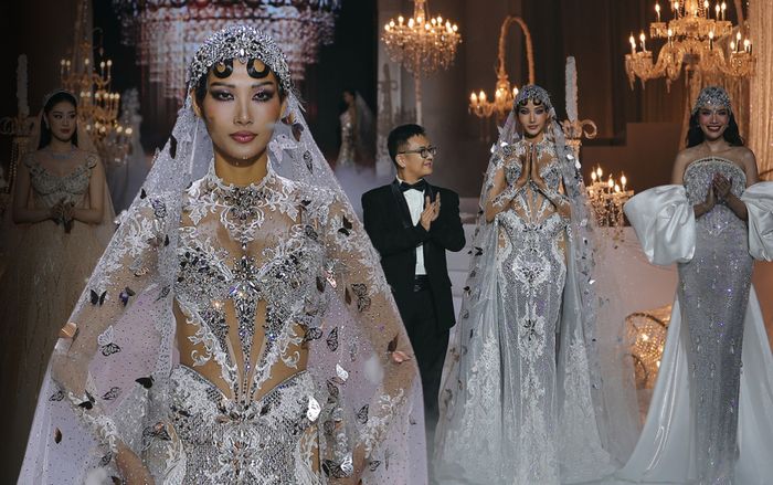 Hoàng Thùy thể hiện trình vedette, netizen lập tức so sánh với 'chị đại làng mẫu'