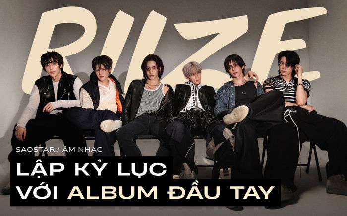 RIIZE lập kỷ lục mới với album đầu tay