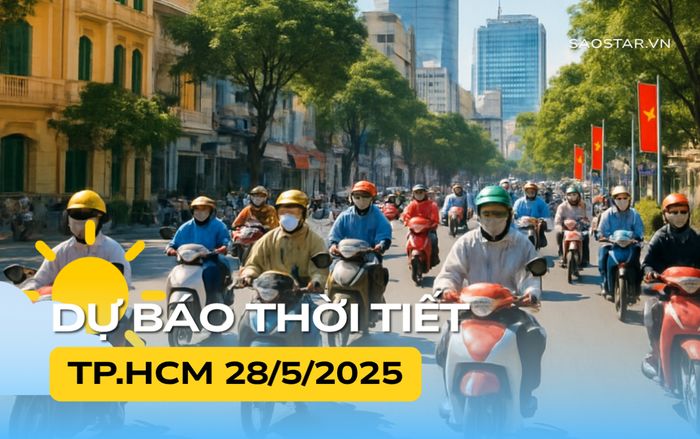 Thời tiết TP.HCM hôm nay (28/5)