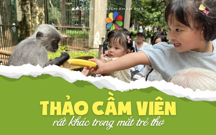 Có một Thảo Cầm Viên rất khác trong mắt trẻ thơ