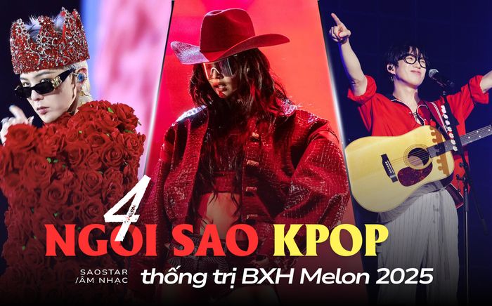 BXH Melon 2025: 'Bức tường bê tông' chỉ 4 nghệ sĩ phá vỡ được