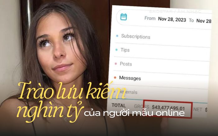 Cái giá cho việc kiếm 'nghìn tỷ' của người mẫu online