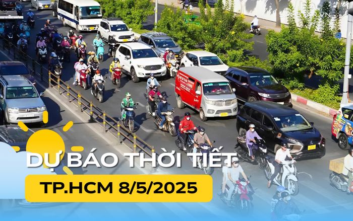 Thời tiết TP.HCM hôm nay (8/5)