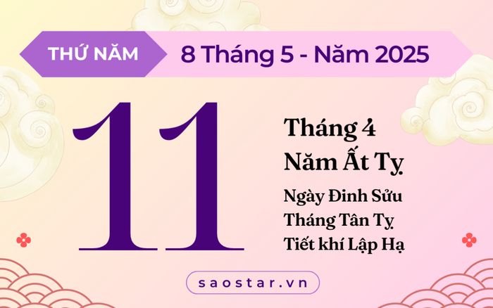 Lịch âm 8/5/2025: Ngày cát lành mở lối, ai biết nắm thời vận sẽ thắng lớn